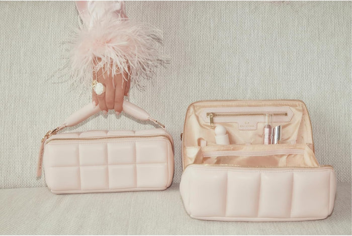 Estetika The Bigee Large Makeup Bag Organizer for Women (Blush)