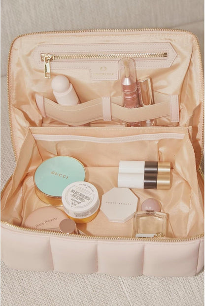 Estetika The Bigee Large Makeup Bag Organizer for Women (Blush)