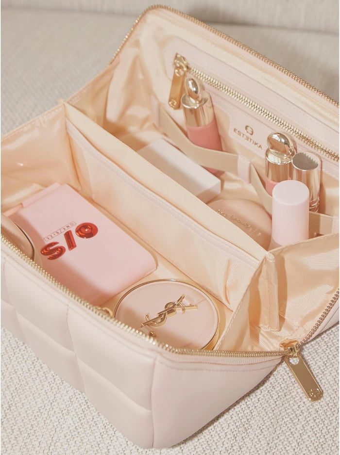 ESTETIKA The Homee Makeup Bag Organizer for Women (Blush)