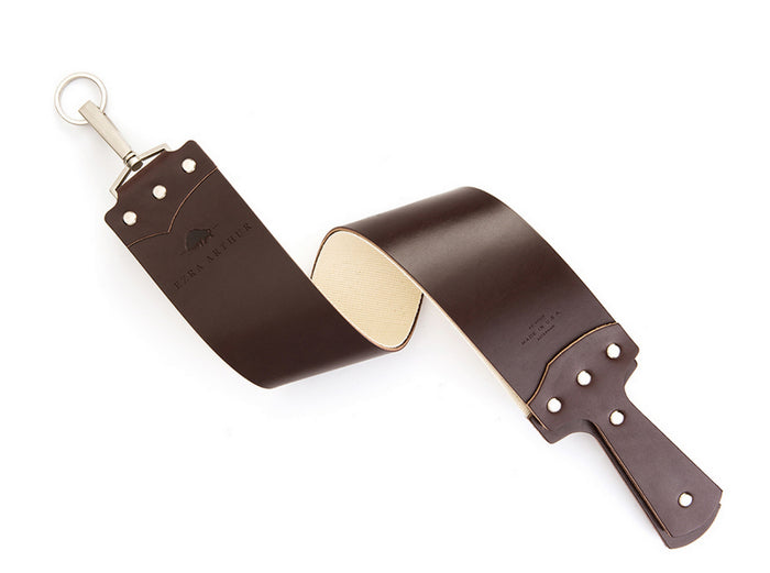 Ezra Arthur Horsehide Razor Strop - 3 Inch Brown