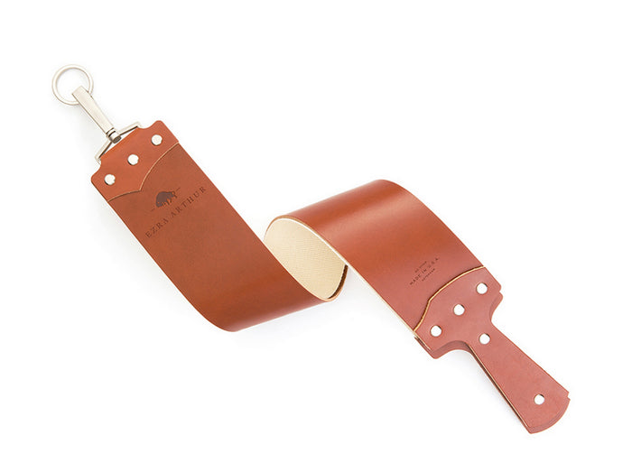 Ezra Arthur Horsehide Razor Strop - 3 Inch Cognac