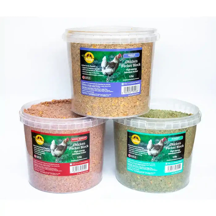 Feldy Flavoured Chicken Peck Blocks, 3.5kg