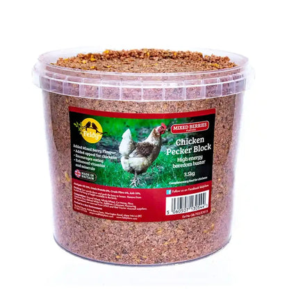 Feldy Flavoured Chicken Peck Blocks, 3.5kg