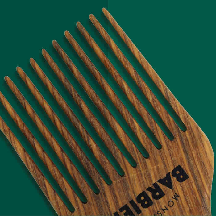 Final Touch Styling Comb 100% Natural Sandalwood for Beard & Dense Hair