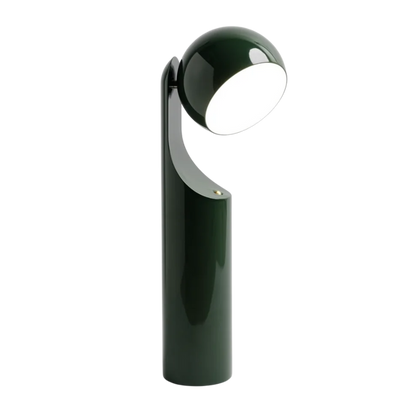 Fine Lumens Mono Reading Lamp – Cordless LED Reading Lamp & Portable Bedside Light, 13.5" H, Forest Green