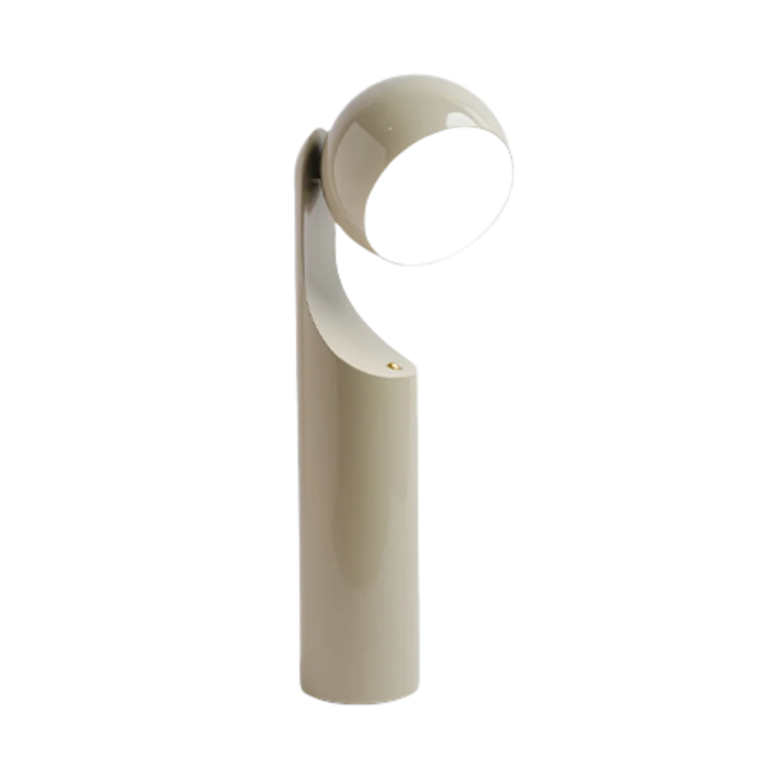 Fine Lumens Mono Reading Lamp – Modern Cordless LED Desk Lamp & Reading Light, 13.5" H, Beige
