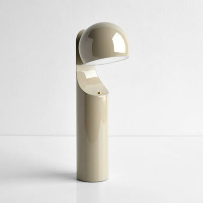 Fine Lumens Mono Reading Lamp – Modern Cordless LED Desk Lamp & Reading Light, 13.5" H, Beige