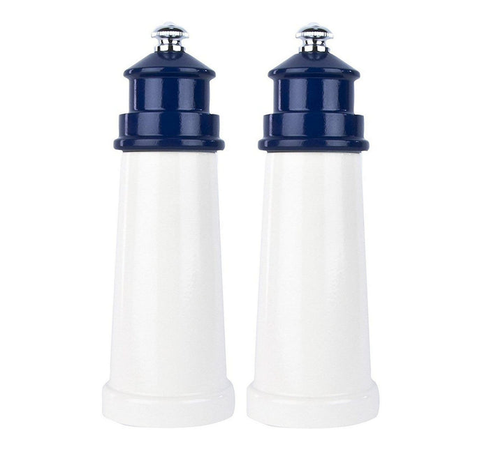 Fletchers' Mill 6" Lighthouse Pepper & Salt Mill/Grinder Set - Cobalt Blue