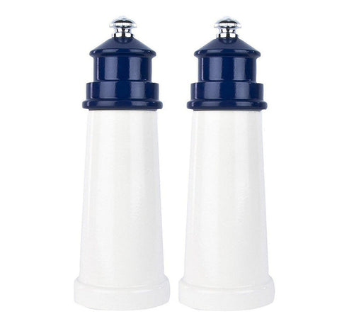 Fletchers' Mill 6" Lighthouse Pepper & Salt Mill/Grinder Set - Cobalt Blue