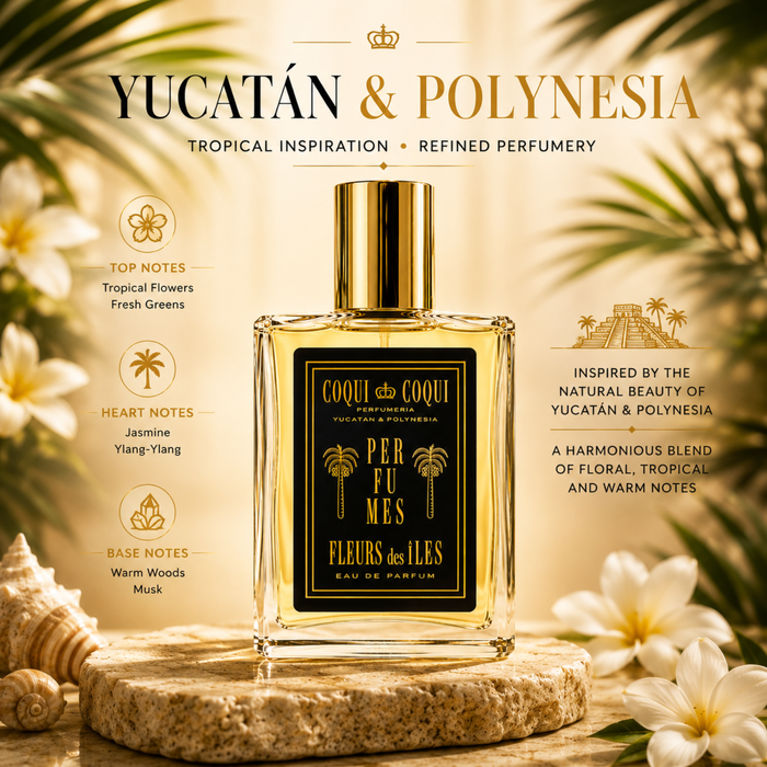 Fleurs Des Îles Eau de Parfum – Unisex Fruity Floral Fragrance, 15ml