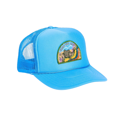 Freya Women's Not All Who Wander Trucker Hat - Azure (One Size)