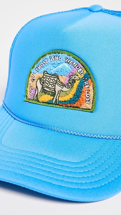 Freya Women's Not All Who Wander Trucker Hat - Azure (One Size)