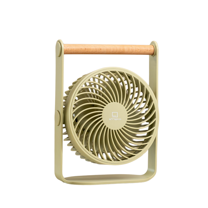 Gingko Design Lyra Portable Rechargeable Fan - Olive Green