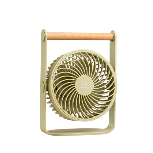 Gingko Design Lyra Portable Rechargeable Fan - Olive Green