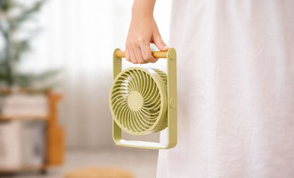 Gingko Design Lyra Portable Rechargeable Fan - Olive Green