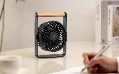 Gingko Design Lyra Portable Rechargeable Fan - Space Grey
