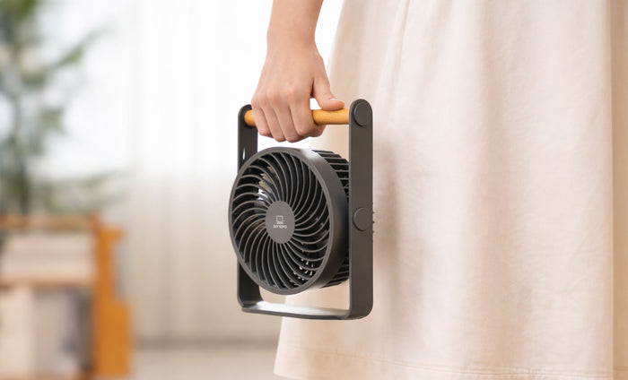 Gingko Design Lyra Portable Rechargeable Fan - Space Grey
