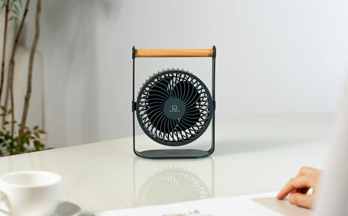 Gingko Design Lyra Portable Rechargeable Fan - Space Grey