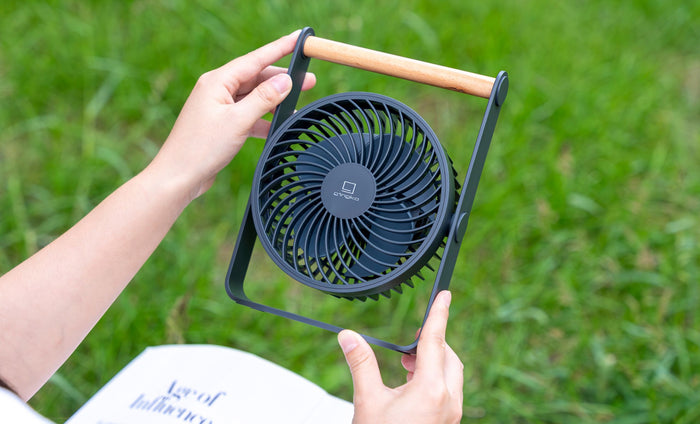 Gingko Design Lyra Portable Rechargeable Fan - Space Grey