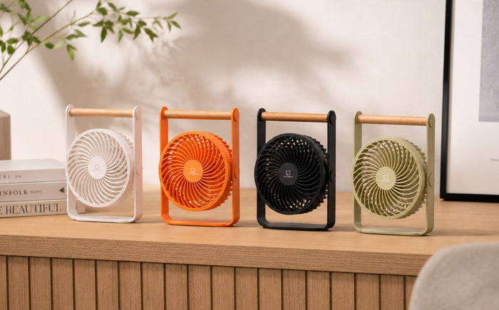 Gingko Design Lyra Portable Rechargeable Fan - Space Grey