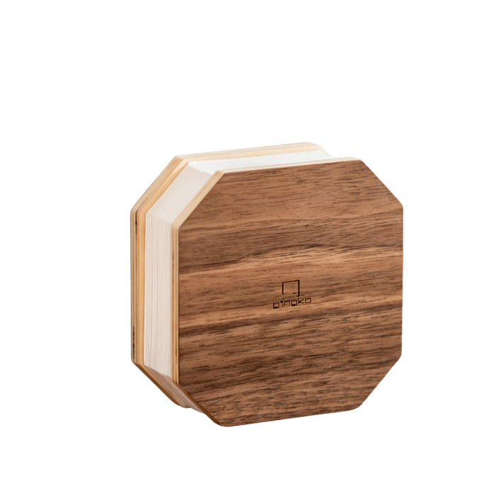 Gingko Design Smart Accordion Lamp Rechargeable LED - Walnut Wood (One Size)