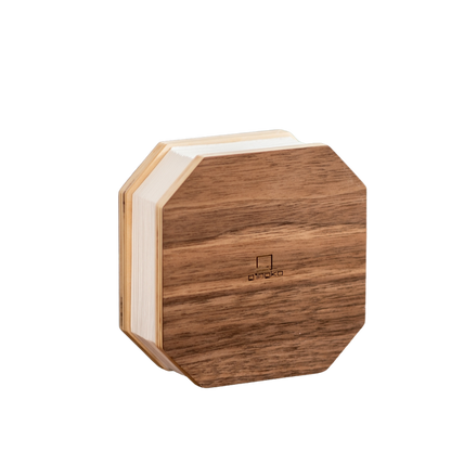 Gingko Design Smart Accordion Lamp Rechargeable LED - Walnut Wood (One Size)