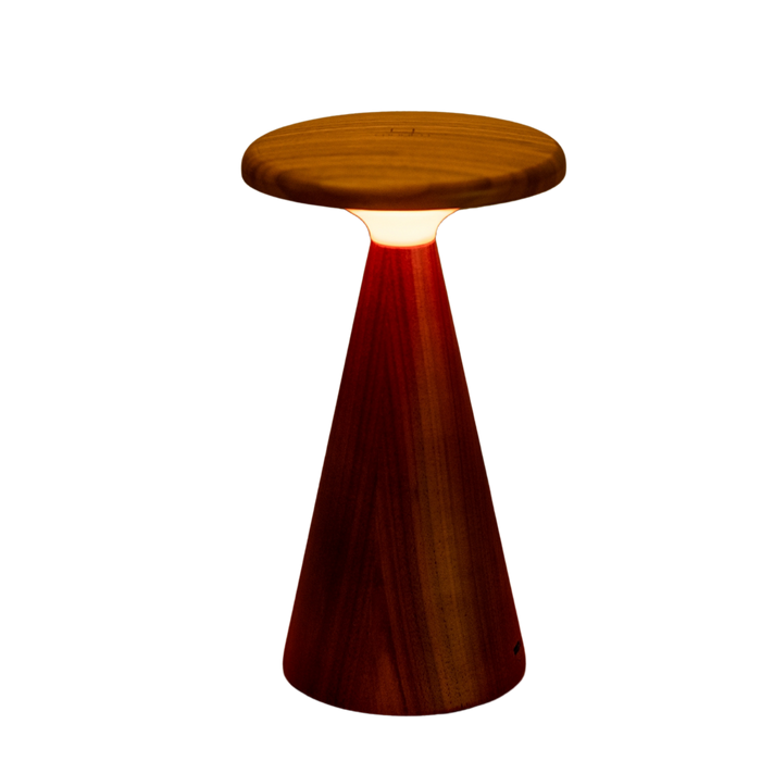 Gingko Design Sylva Rechargeable LED Table Lamp - Large Walnut