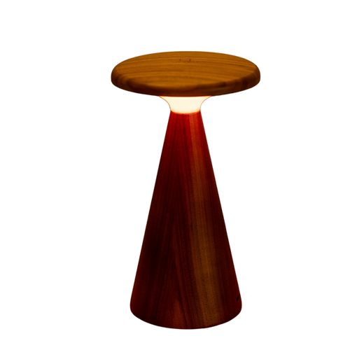 Gingko Design Sylva Rechargeable LED Table Lamp - Large Walnut