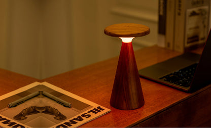 Gingko Design Sylva Rechargeable LED Table Lamp - Large Walnut