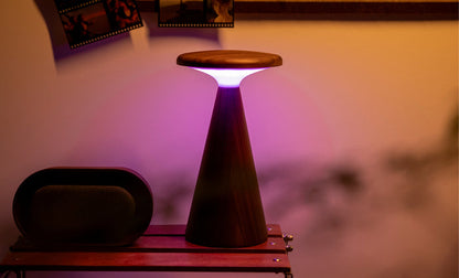 Gingko Design Sylva Rechargeable LED Table Lamp - Large Walnut
