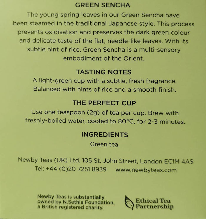 Green Sencha Heritage – 100g Loose Leaf Tea – Fresh & Smooth Japanese Green Tea