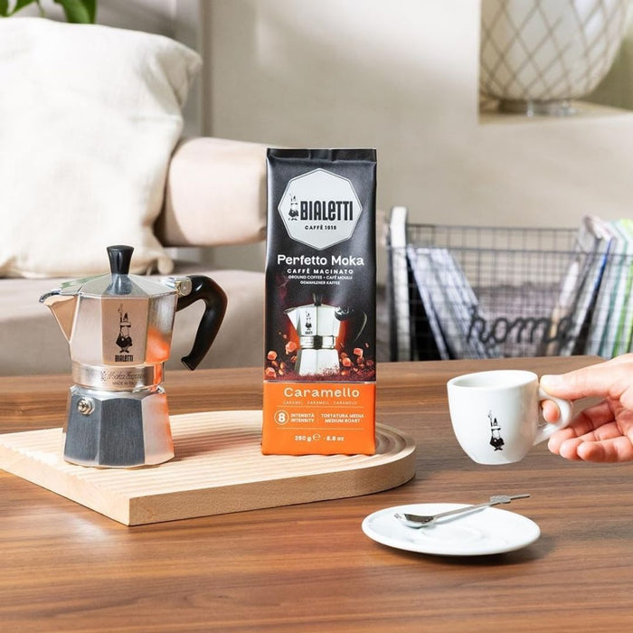 Grounded Coffee Bialetti Perfetto Moka Caramello 250 grm