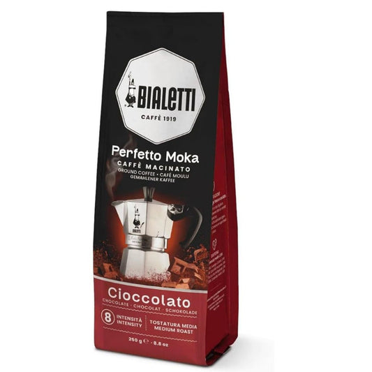 Grounded Coffee Bialetti Perfetto Moka Cioccolato 250gr