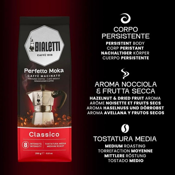 Grounded Coffee Bialetti Perfetto Moka Intenso 250 grams
