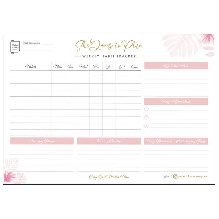 Habit Tracker Desk Pad image 0