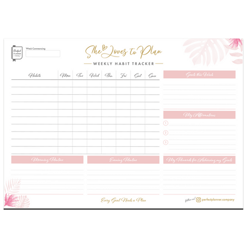 Habit Tracker Desk Pad image 0