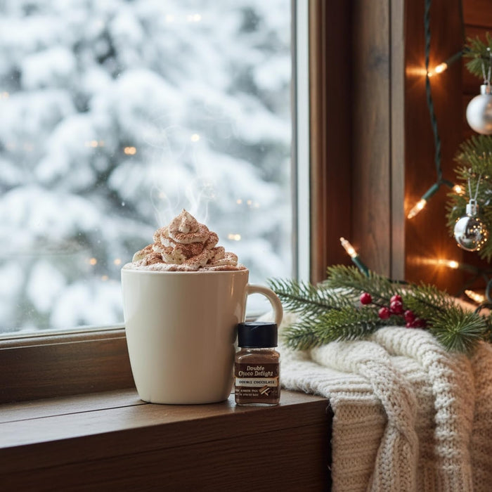 Hot Chocolate Mix Gift Set – 16 Mini Bottle Cocoa Sampler