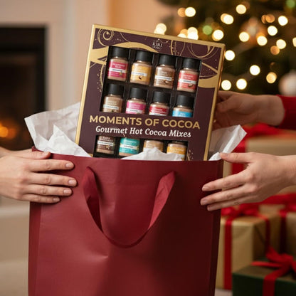 Hot Chocolate Mix Gift Set – 16 Mini Bottle Cocoa Sampler