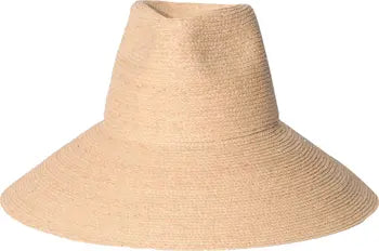 Janessa Leone Tinsley Wide Brim Straw Hat Raffia – Natural (Medium)
