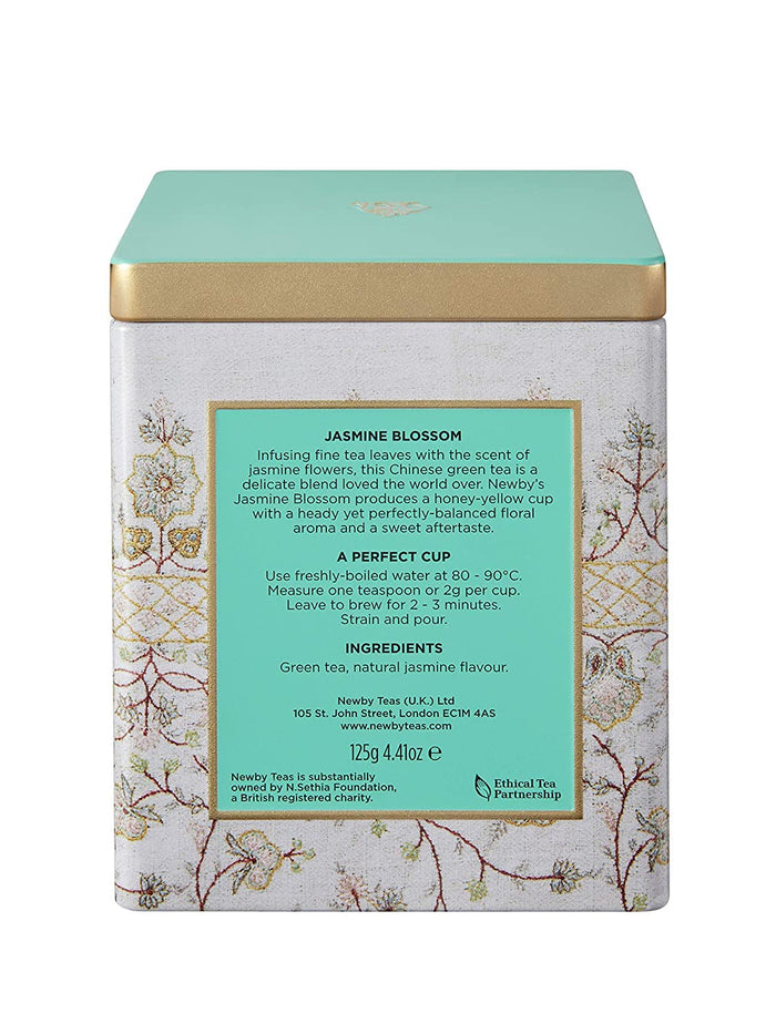 Jasmine Blossom – 125g Loose Leaf Tea Caddy – Floral & Fragrant Green Tea