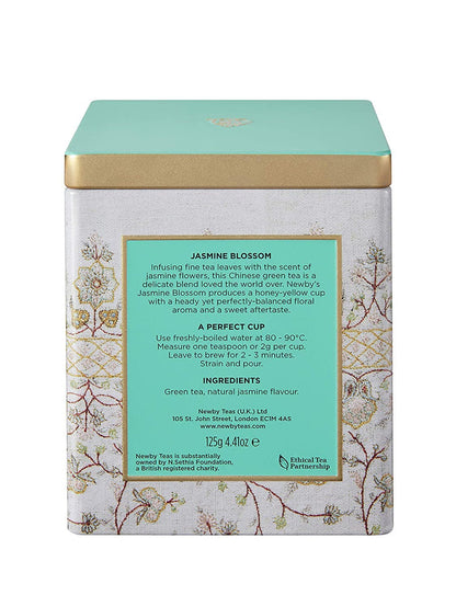 Jasmine Blossom – 125g Loose Leaf Tea Caddy – Floral & Fragrant Green Tea