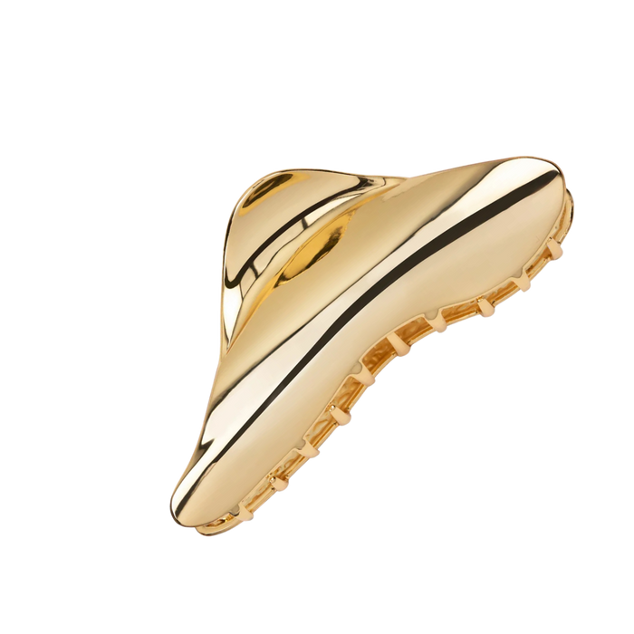Jennifer Behr Amira Jaw Claw Clip 18K Gold-Plated – Gold Hair Clip, One Size
