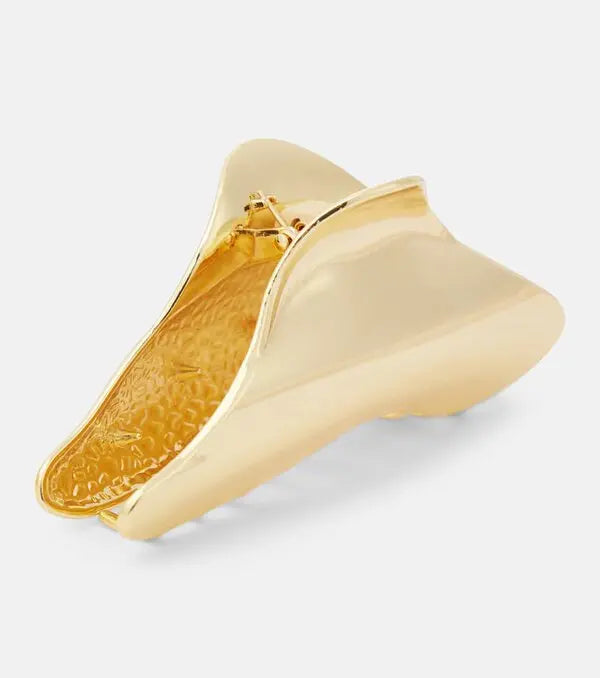 Jennifer Behr Amira Jaw Claw Clip 18K Gold-Plated – Gold Hair Clip, One Size