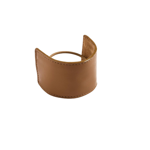 Jennifer Behr Women's Lambskin Ponywrap, Saddle, Tan, One Size