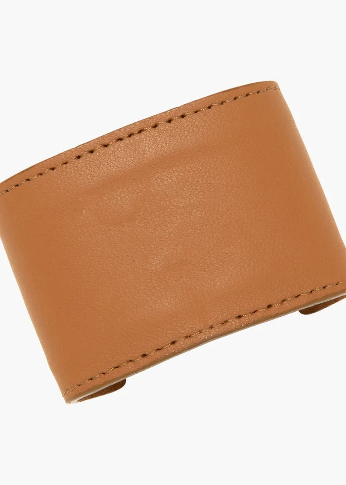 Jennifer Behr Women's Lambskin Ponywrap, Saddle, Tan, One Size