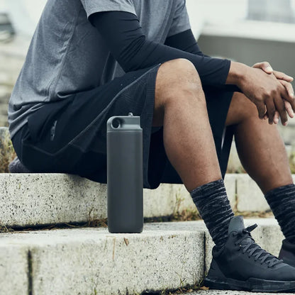 KINTO ACTIVE TUMBLER — Double-Walled Stainless Steel Tumbler 600ml / 20oz (Black)