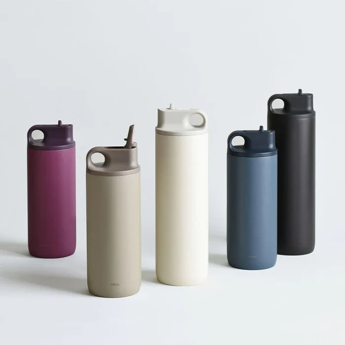 KINTO ACTIVE TUMBLER — Double-Walled Stainless Steel Tumbler 600ml / 20oz (Black)