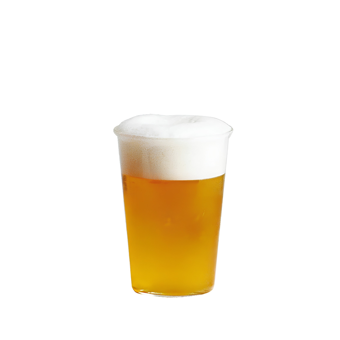 KINTO CAST Beer Glass — Elegant Heat Resistant Glass Beer Tumbler 430ml / 15oz (Clear)