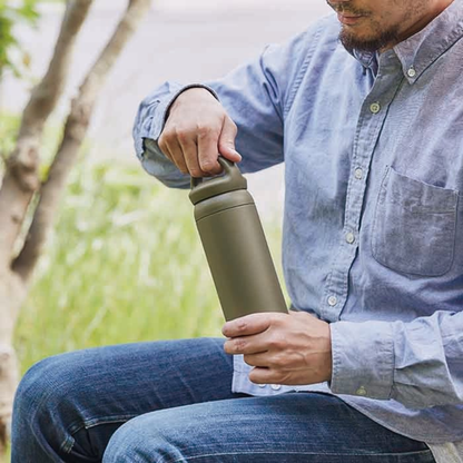 KINTO DAY OFF TUMBLER – Portable & Vacuum Insulated Stainless Steel  500ml (Khaki)