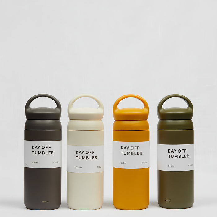 KINTO DAY OFF TUMBLER – Portable & Vacuum Insulated Stainless Steel  500ml (Khaki)